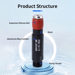 Pneumatic Robot Gripper PZG10 <b>Mini</b> Expansion <b>Clamp</b> for Injection Molding Machine Molded Part Take Out Silicone Cylinder Head - Product Image 2