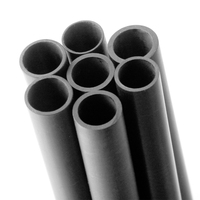 Tube d'arbres de queue de billard en fibre de carbone de 12.2mm, ébauches de queue Protapered avec remplissage en mousse, virole et insert de joint