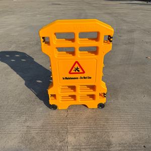 รั้วกั้นนิรภัยแบบพับได้คุณภาพสูง PE สำหรับงานบำรุงรักษาลิฟต์ - Product Image 4