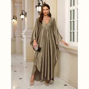 Dubai Style Pure Color Beach Dress Custom Logo Thin <b>Bikini</b> Top Formal Summer Maxi Length Embroidery Factory Direct Wholesale - Product Image 2