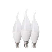 Offre Spéciale E27 B22 E14 5W 7W 9W Led Bougie Ampoule SKD CKD COB PBT + PS Led Bougie Lampe Ampoule Lumière Matière Première Led Ampoule