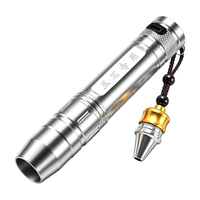 Lampe torche UV DUNFBIRD BX36-3-4 pour inspection de documents et billets de banque, 365nm 395nm, IP65, rechargeable par USB, en alliage d'aluminium