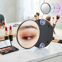 Cermin Kecil 5/10/15 Kali Lipat Cermin Rias Definisi Tinggi dengan Suction Cup Pembesar Produsen Grosir