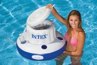 Nouveau porte-gobelet flottant de piscine de boisson de Offre Spéciale porte-gobelet gonflable de piscine avec couvercle pour la fête de piscine