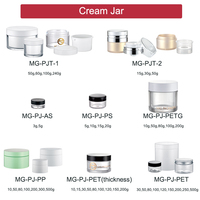 Pot cosmétique cylindrique en plastique PP opaque de 100 ml, couleur personnalisée, OEM, vide, pour crème contour des yeux et soins de la peau