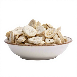 Chips de banane lyophilisées de haute qualité, tranches de fruits naturelles sucrées, collation saine pour la pâtisserie, garniture de desserts et vente en gros - Product Image 1