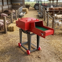 Machine à couper et broyer l'herbe, le maïs et les fourrages pour animaux, ensileuse et broyeur de paille, moulin à granulés pour ferme