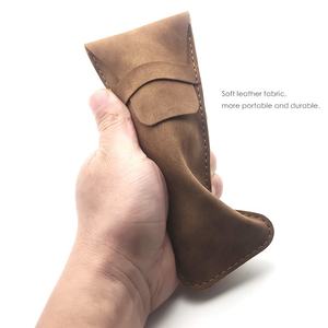 איכות גבוהה oem odm נייד רך משקפיים מעור המקרים פשוט מלבן דפוס מוצק סגנון קלאסי משקפי שמש - Product Image 3