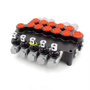 วาล์วควบคุมทิศทางแบบแมนนวล 5 ช่อง รุ่น P80-G34-G12  แบบโมโนบล็อก  P80-G34-G12-2OT-YW-2OT |   โรงงาน OEM - Product Image 1