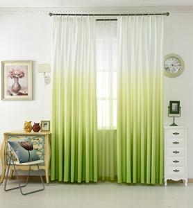 Rideaux de fenêtre modernes en tulle dégradé pour salon, voile transparent en <span class=keywords><strong>organza</strong></span> 3D coloré pour chambre à coucher, cuisine, décoration - Product Image 3