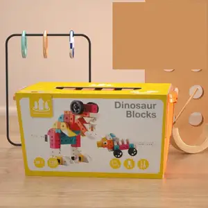 Haute qualité assemblage jouet camion blocs de construction magnétiques jouet Puzzle créatif éducatif en plastique bloc de construction jouet