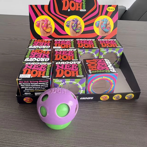 Schylling NeeDoh Groovy Shroom Soft Pull Pinch Stress Ball Sensory Relief Fidget Toy Autism ADHD Toy Wholesale - Product Image 6