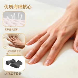 Memory <b>Foam</b> Neck Massage Pillow With Ventilation Holes For Beauty Salon And Bedroom Use - Product Image 4