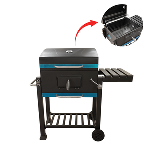 Chariot d'extérieur robuste <span class=keywords><strong>Barbecue</strong></span> Grill Fer autoportant et acier revêtu de poudre Durable et élégant - Product Image 2