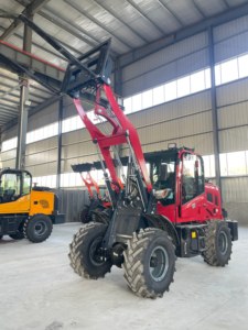 Mini 4WD <b>Wheel</b> Loader <b>Small</b> Loader With Luxury Cab Compact Construction Machinery for Farm, Home, and Personal Use - Product Image 5