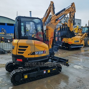 Excavadora Usada Sany 35U de Segunda Mano Más Barata, Excavadora Hidráulica de Orugas Usada a Bajo Precio, Maquinaria Usada Sany 35 60 75 95 - Product Image 1