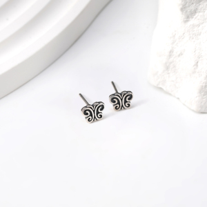 Pendientes de Plata de Ley S925 con Cruz de Amor y Rosa de James Avery - Product Image 6