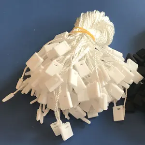 中国工厂新设计塑料密封标签通用尼龙绳悬挂标签紧固件服装标签线