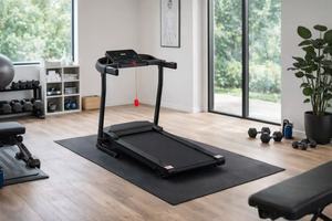 Tapis roulant pliable motorisé silencieux avec écran LED, certifié CE RoHS, 2.0HP, équipement de fitness à domicile, compatible OEM pour salle de sport à domicile - Product Image 4