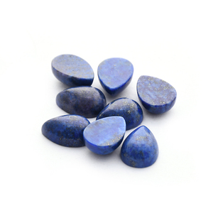 Alta calidad tamaño personalizable en forma de pera lapislázuli cabujón piedra preciosa azul Natural gemas sueltas al por mayor - Product Image 4