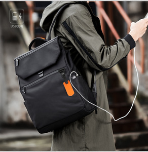 Custom Roll Top Backpacks Men Waterproof Travel Casual Sport <b>Rucksack</b> Usb <b>Laptop</b> Backpack - Product Image 2