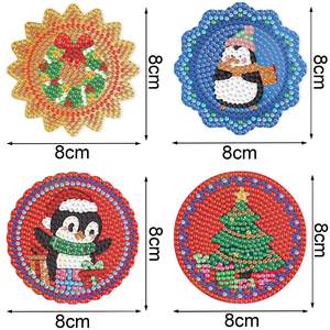 Noël rétractable infirmière Badge bobine Clip 5D diamant peinture Kits, étudiants médecin ID porte-carte bricolage diamant Art ornement - Product Image 2