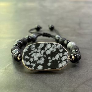 Natural Stone Bracelet Colorful Glass <b>Beaded</b> Yoga Accessories Seamless Professional Design Team Gift <b>Set</b> Assembly - Product Image 2