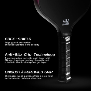 ไม้พายพิคเคิลบอลแบบพกพา คาร์บอนไฟเบอร์แท้ ไร้ขอบ สำหรับการแข่งขัน ระดับมืออาชีพ รุ่นใหม่ล่าสุด ให้ความสบายในการเล่น - Product Image 5