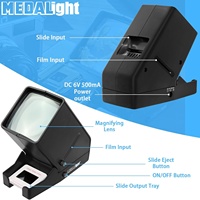 Medalight 3X Grossissement LED Lumineux 35MM Film Slide Viewer Caméra Accessoires