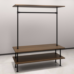 Hiện đại xách tay công nghiệp quần áo ống hệ thống Rack quần áo kệ để treo quần áo trong cửa hàng đồ đạc hoặc đồ gia dụng - Product Image 3