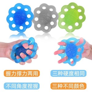 Pelota de Agarre de Mano de Material TPR con Resistencia Ligera, Media y Alta para Entrenamiento de Fuerza de Dedos, Rehabilitación de Accidentes Cerebrovasculares y Ejercicio - Product Image 3