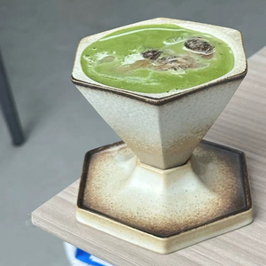 แก้ว<span class=keywords><strong>กาแฟ</strong></span>เซรามิกสไตล์วินเทจตะวันออกกลางเคลือบเงาแบบพิเศษพร้อมที่กรองกาแฟ - Product Image 4