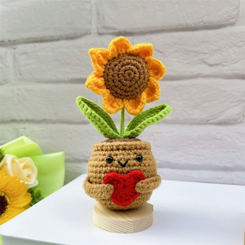 Tournesol avec cœur (sans base)