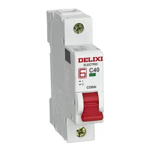 Автоматический выключатель DELIXI CDB6i 1P 1P + N 10A 16 ампер переменного тока C20 MCB от китайских производителей станков с ЧПУ mcb (автоматические выключатели)