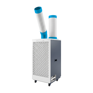 Refroidisseur d'air portable industriel à double tuyau de 12000 BTU, R32, avec décharge d'<span class=keywords><strong>eau</strong></span> automatique, contrôle numérique, <span class=keywords><strong>mobile</strong></span>, pour entrepôt et garage - Product Image 6