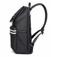 Sac à dos de voyage professionnel de style nouveau, imperméable, pour ordinateur portable 15 pouces, avec harnais à coussin d'air, grande capacité, unisexe, en polyester