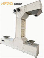 Élévateur à godets en acier inoxydable 304/316 en forme de T, à vitesse réglable, pour semences, céréales, farine, café, maïs et poudre