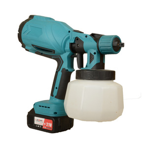 Pistolet à peinture au lithium-ion 21V, capacité du réservoir 1L, pulvérisateur électrique portable pour usage domestique - Product Image 4