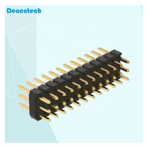 Denentech Customized 2.00mm H2.5mm triple row straight DIP male pin header connector for PCB