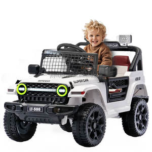 2024 bambini giocattolo elettrico 12V corsa a batteria su auto per bambini auto elettrica da guidare - Product Image 1
