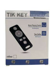 Control remoto multimedia BT para reproducción de música Pause Next Prevtrack Volume Home Take Call para iOS iPhone iPad Android System Table - Product Image 3