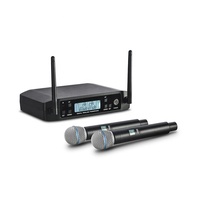 Microphone sans fil Glxd4 système professionnel Uhf micro fréquence automatique 60m fête scène église double microphones portables