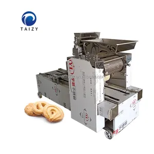 Fully Automatic Commercial Price Peach Crisp Soft Walnut Cracker Press Maker Dog Cookie Biscuit Make Machine For Sale