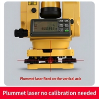 Théodolite numérique électronique SOUTH DT-02LH, précision 2'', avec double laser et plomb optique, instrument de topographie pour la mise en plan de chantier