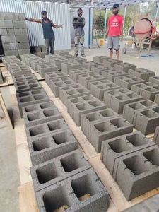 Máy gạch đẩy trực tiếp bán tự động 2-45b sản xuất nhiều loại bê tông xi măng khuôn động cơ mới cũng sản xuất khối xi măng - Product Image 5