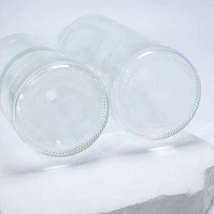 Bouteille en verre borosilicate transparente Voss avec bouchons à vis de 250 ml/300 ml/350 ml/375 ml/400 ml/500 ml/750 ml/800 ml pour jus et lait - Product Image 3