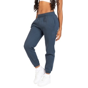 Pantalons de jogging en coton pour femmes populaires et personnalisés, bas uni, taille élastique, cordon de serrage, pantalon de jogging pour femmes - Product Image 2