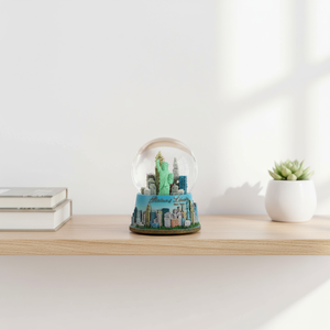 <strong>Wholesale</strong> Customizable Hand-painted Artistic Resin Sculpture <strong>Snow</strong> <strong>Globe</strong> Statue Liberty US Building Business Gift Promotional - Product Image 6