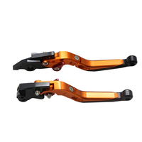 Levier d'embrayage et de frein pliable réglable pour moto Levier d'embrayage de frein télescopique pliable pour pièces de rechange