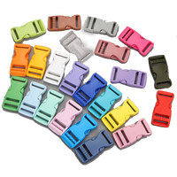 HORSELOVE Boucles en plastique de 25 mm pour accessoires de harnais pour animaux de compagnie et accessoires de sac